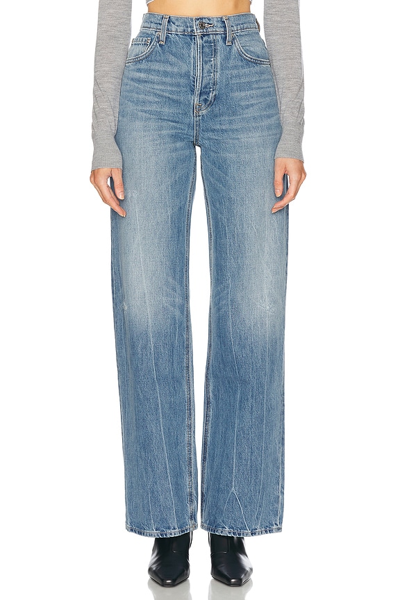 Acne Studios Straight Jean in Light Blue | FWRD