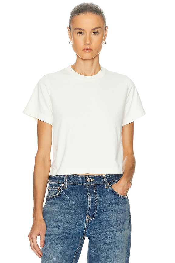 Acne Studios Gojina Tee in Optic White | FWRD