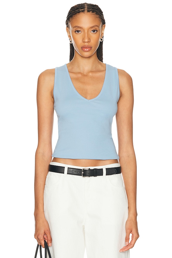 Enza Costa Silk Slip Short in Sky | FWRD