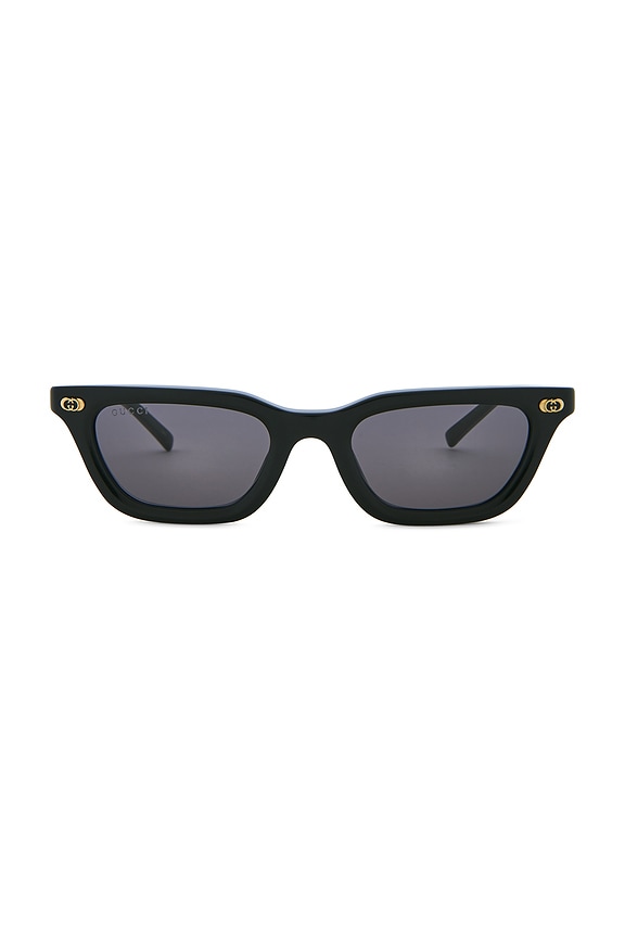 Saint Laurent SL 462 Sulpice Sunglasses in Black | FWRD