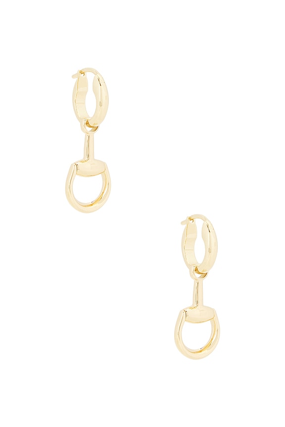 Loewe Anagram Pebble Stud Earrings in Silver | FWRD