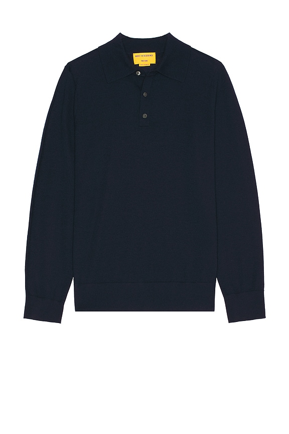 Burberry Long Sleeve Polo in Black | FWRD Burberry Long Sleeve Polo in Black | FWRD