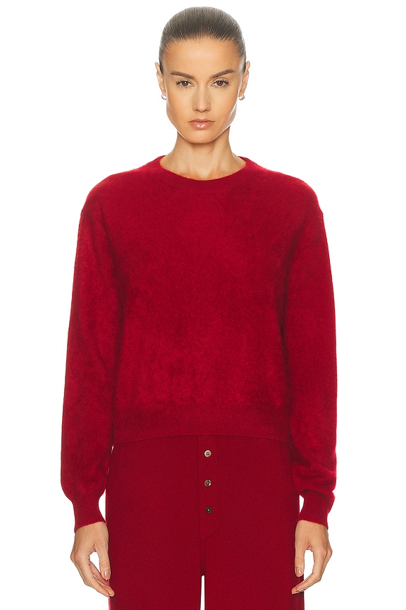 Lisa Yang Mable Sweater in Goji Berry | FWRD