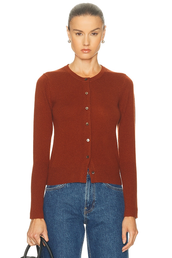 COMME des GARCONS PLAY Cardigan in Brown | FWRD