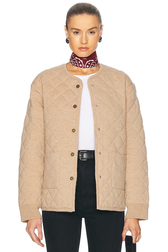 Magda Butrym Utility Coat in Beige | FWRD