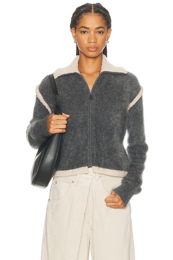 ジャケット・アウター Rick Owens 20AW KEITH JACKET Rick Owens Cropped Keith Jacket in Black & Milk | FWRD
