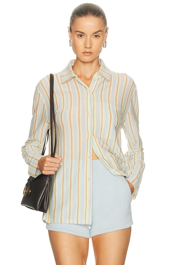 Balenciaga 17SS Striped Swing Shirt 【公式通販】
