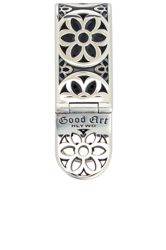 Saint Laurent Money Clip in Silver | FWRD