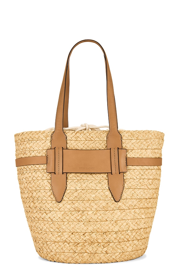 Helen Kaminski Euphoria Tote Bag in Charcoal & Natural | FWRD