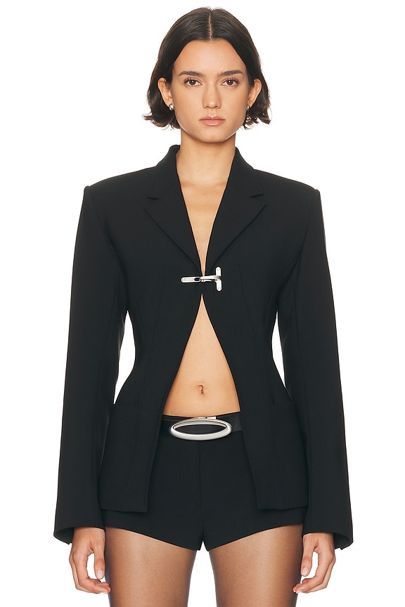 Shushu/Tong Waist Jacket in black | FWRD