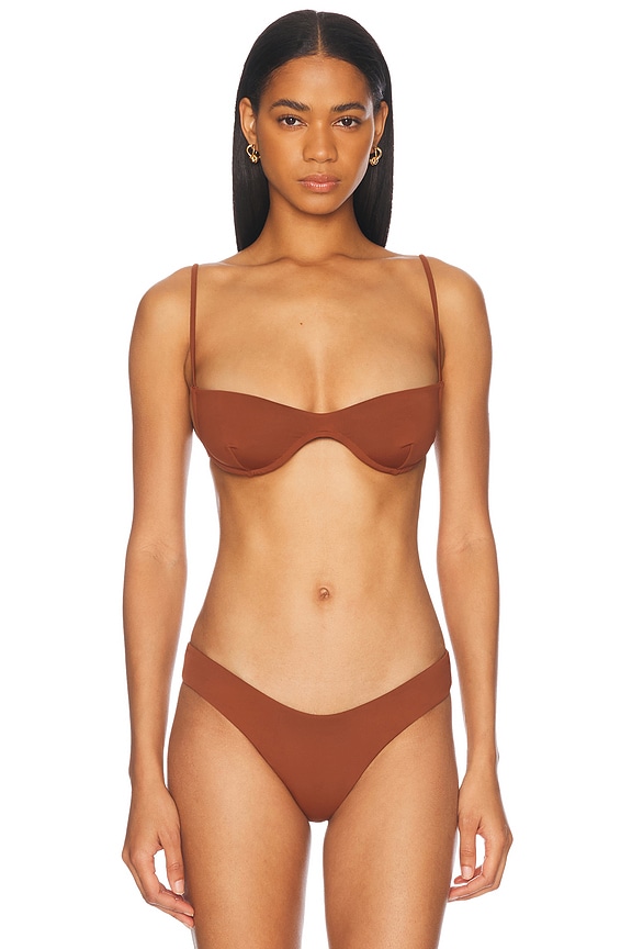Toteme ビキニトップ Toteme Bra Bikini Top in Tofu | FWRD
