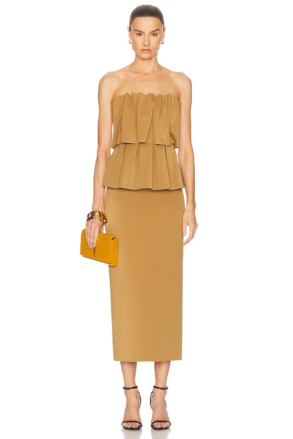 norma kamali corset dress Norma Kamali Corset Dress To Midcalf in Lilac