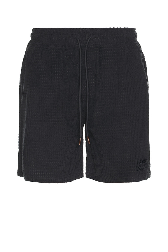 Y-3 Yohji Yamamoto Rust Dye Shorts in Black & Camo | FWRD Y-3 Yohji Yamamoto Rust Dye Shorts in Black & Camo | FWRD