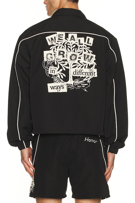 BALMAIN American Flag Pullover Sweater in Beige | FWRD
