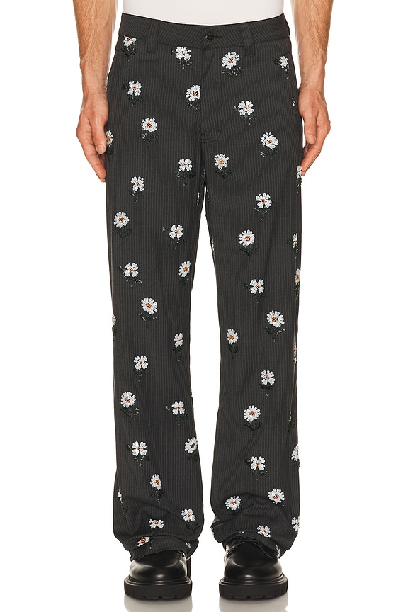 VETEMENTS Sticker Cargo Pants in Dark Green Camo | FWRD
