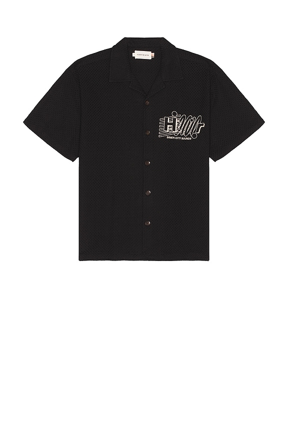 Andersson Bell Black Adsb Chain Embroidery Shirt in Black | FWRD
