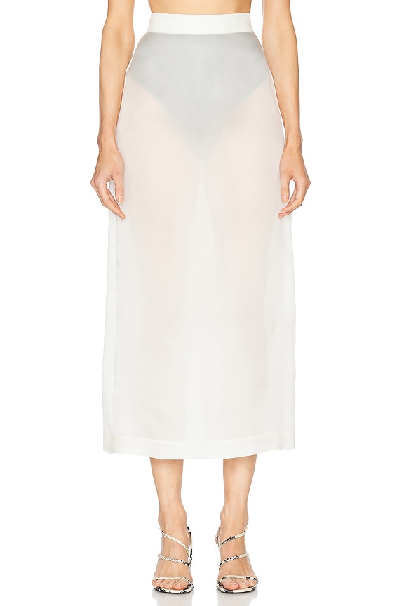The Row スカート - Natural White | FWRD