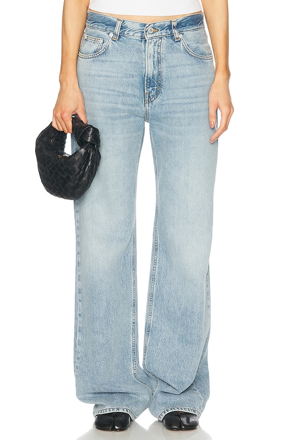 R13 Boy Flare in Kelly Stretch | FWRD