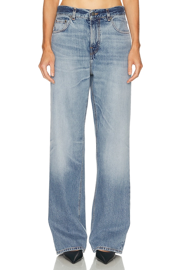 デニム・ジーパン HAIKURE BONNIE JEANS Haikure Bonnie Jeans - Dive Blue Wash – The Frankie Shop