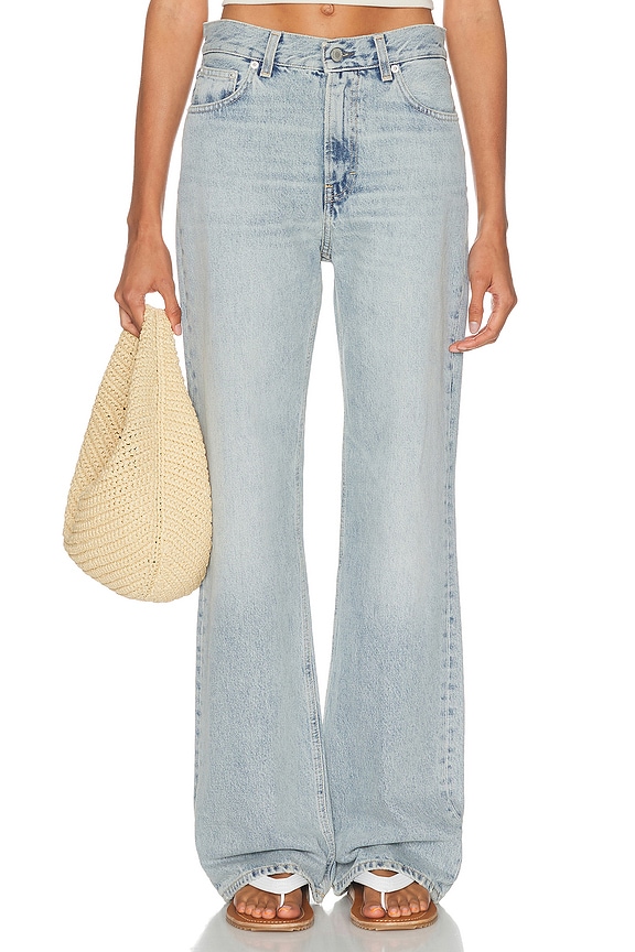 Polo Ralph Lauren Wide Leg Jeans in Novera Wash | FWRD