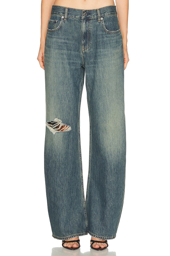 Balenciaga Loose Fit Pant in True Blue | FWRD