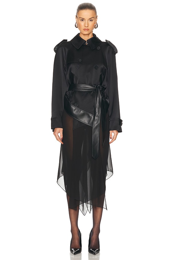 日本初の Trench Champion x Owens Rick Coat FWRD | Black in ジャケット・アウター