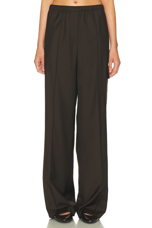パンツ GANNI Woman Pants Black F8807 099 ガニー パンツ ハイウエスト ブラック レディース GANNI F8807