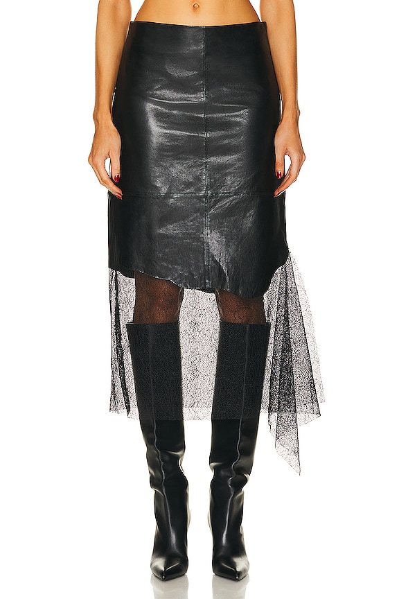 Alexander Wang Peg Skirt in Black | FWRD