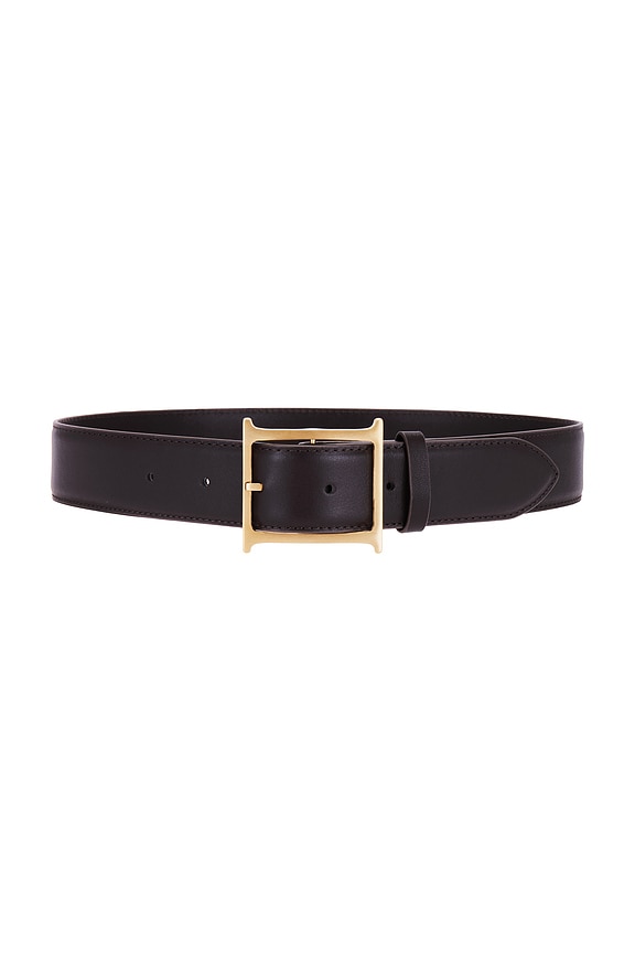 Helsa Logo Contrast Belt in Black | FWRD display picture 1
