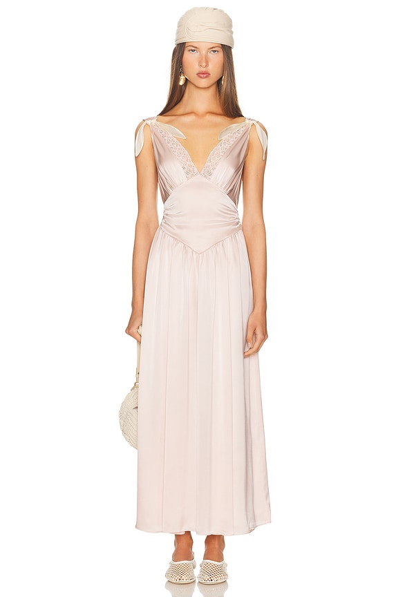関税・送料込み!【国内発送】ZIMMERMANN Raie Midi ワンピース Zimmermann Raie Frill Shoulder Midi Dress in Multi Floral | FWRD