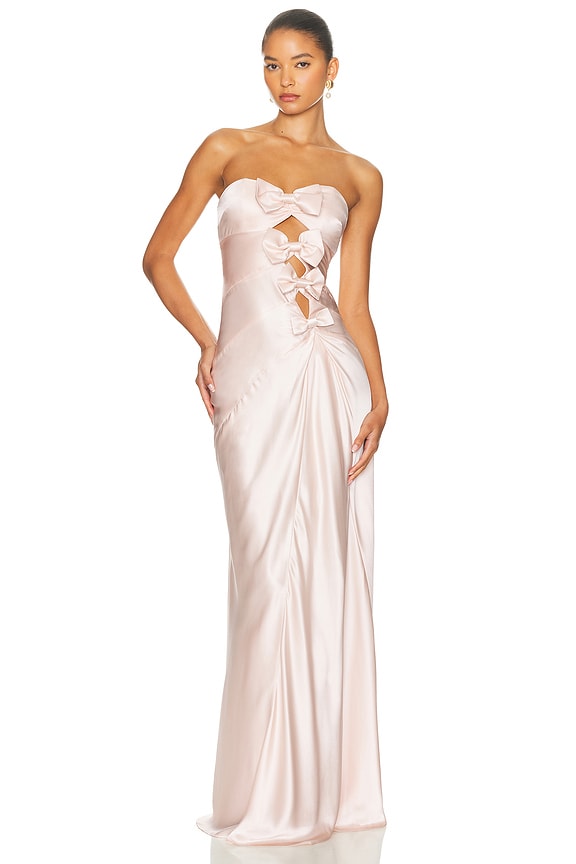 Shani Shemer Bella Maxi Dress in Candy Pink | FWRD