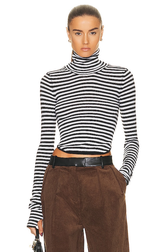 Jean Paul Gaultier Trompe L'oeil High Neck Long Sleeve Jean Paul Gaultier Trompe L'oeil High Neck Long Sleeve