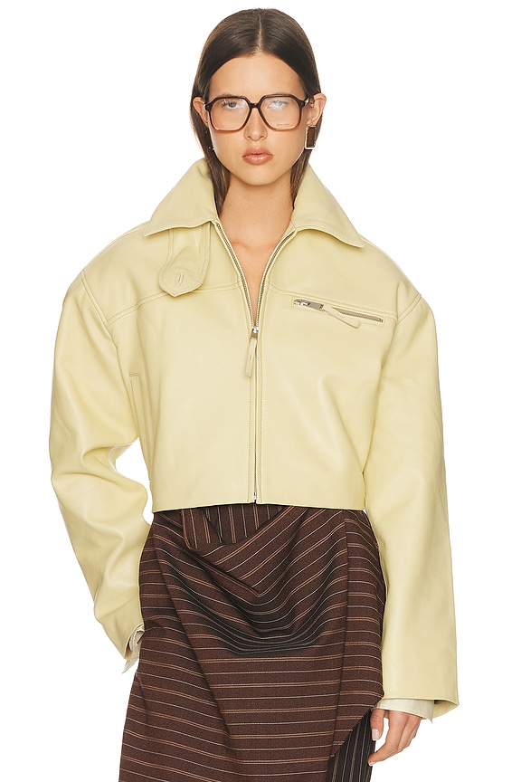 Fear of God Satin Coaches Jacket in Gold | FWRD