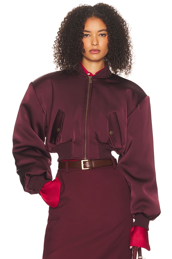 Balenciaga Shrunk Puffer Jacket in Red | FWRD