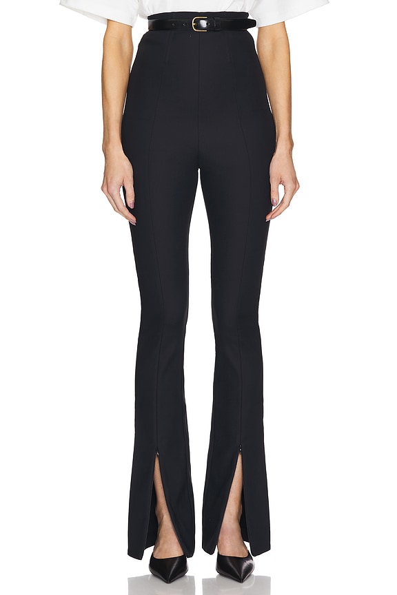 Alexander Wang Stretch Washable Faux Leather Pants in Black