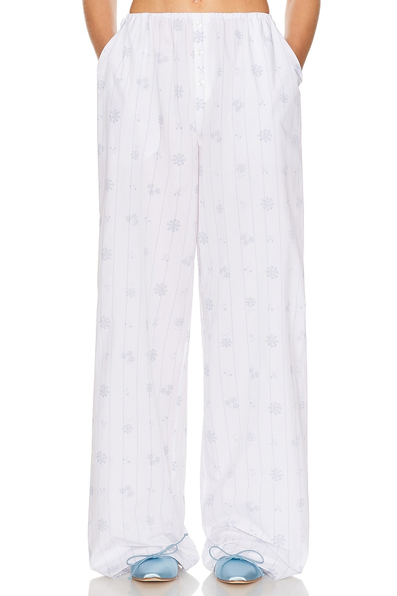 Cou Cou Intimates The Pant in White in White Pointelle | FWRD