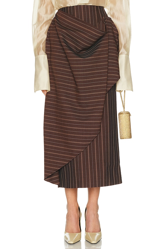 rosie assoulin brown dress Jane Shirt Dress main image 1