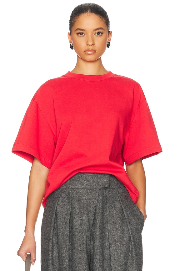 Acne Studios EDRA Tシャツ - Orange & Coral | FWRD