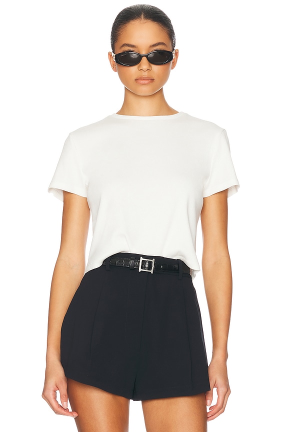 Coperni Logo Boxy T-shirt in Optic White | FWRD