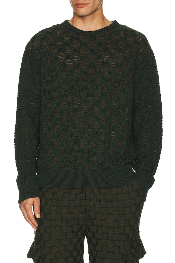 Stone Island Quarter Zip Sweater in Olive | FWRD