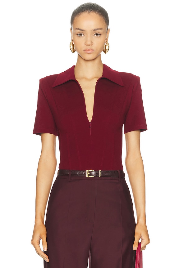 Alexander Wang ピケ チアリーダー ポロトップス Alexander Wang T BY ALEXANDER WANG トップ - Light Pink | FWRD