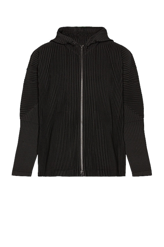 Homme Plisse Issey Miyake Heather Pleats Jacket in Gray | FWRD