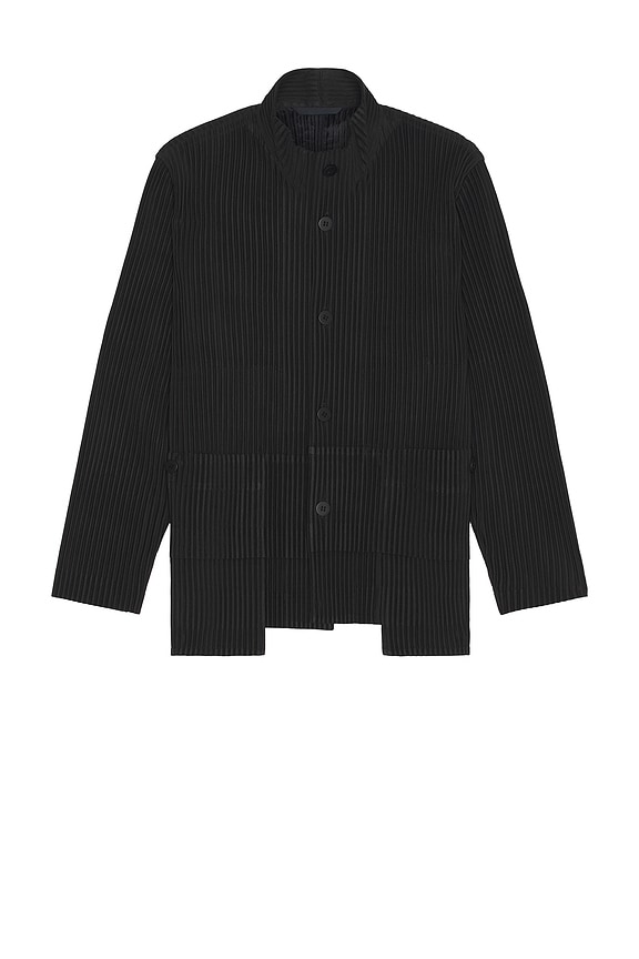 Homme Plisse Issey Miyake MC July Jacket in Black | FWRD