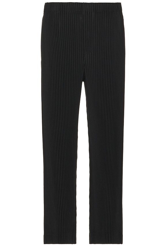 Homme Plisse Issey Miyake Pleated Jogger in Black | FWRD