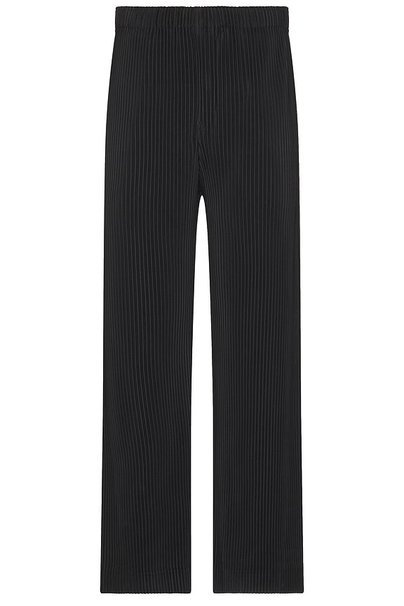 Basketcase Caldwell Pinstripe Slacks in Black & White | FWRD
