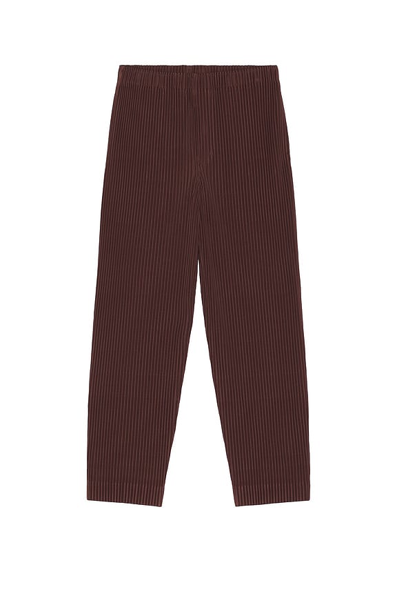 パンツ HOMME PLISSE 25ss size2 black Pleated Straight Leg Pants in Black – SVRN