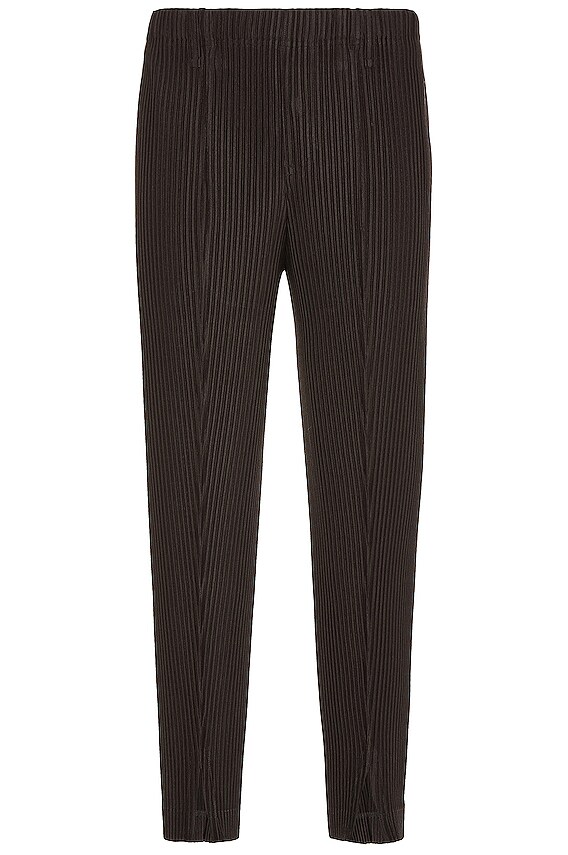 Basketcase Caldwell Pinstripe Slacks in Black & White | FWRD