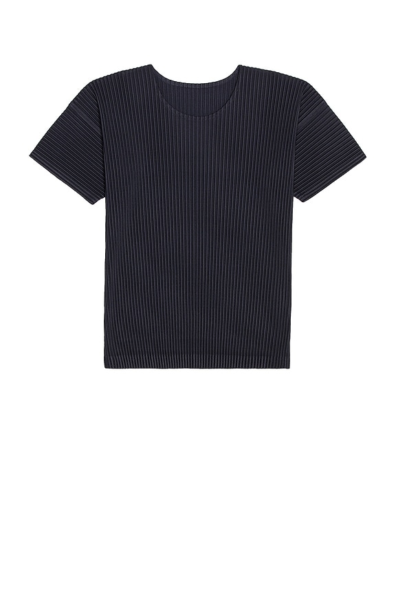 HOMME PLISSÉ ISSEY MIYAKE ブラックショートパンツ Homme Plissé Issey Miyake Plissé straight-leg Shorts | Black
