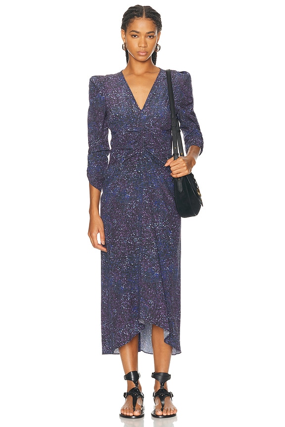 Isabel Marant Amira Dress in Black | FWRD
