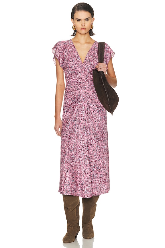 Cinq a Sept Margot Dress in Black & Multi | FWRD